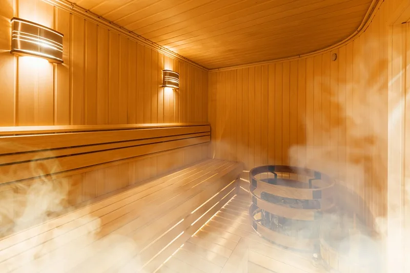 Branchement de sauna