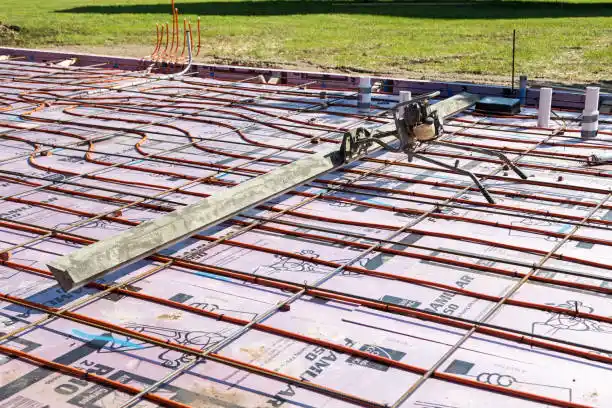 Installation de câbles chauffants pour entrée de maison
