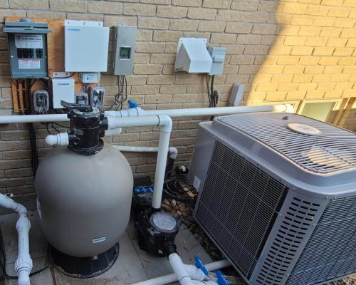 Branchement piscine